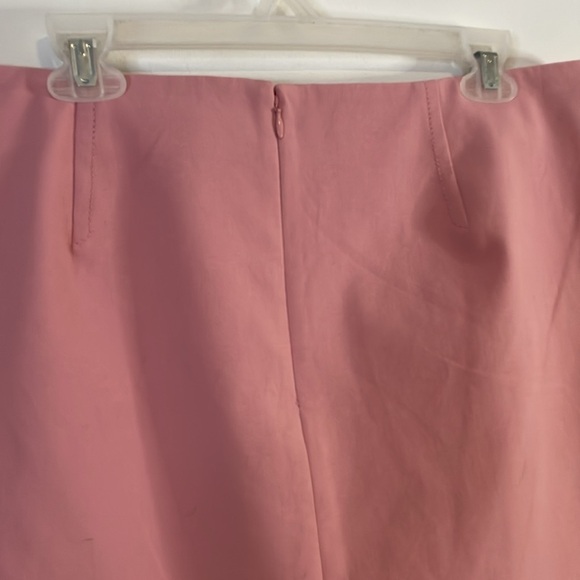 Career Contemporary Mini Skirt LOFT Pink 14 Zip Barbiecore Femme Retro Mod - Picture 9 of 13